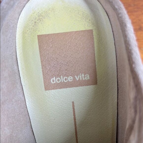 Dolce Vita Tan Braided Mules Classic Suede Design - Picture 10 of 10